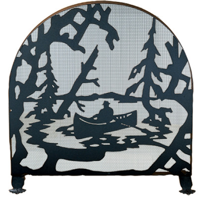 Canoe Fireplace Screen