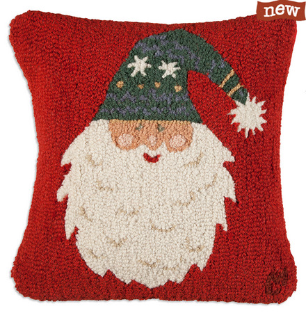 Santa with Hat Pillow